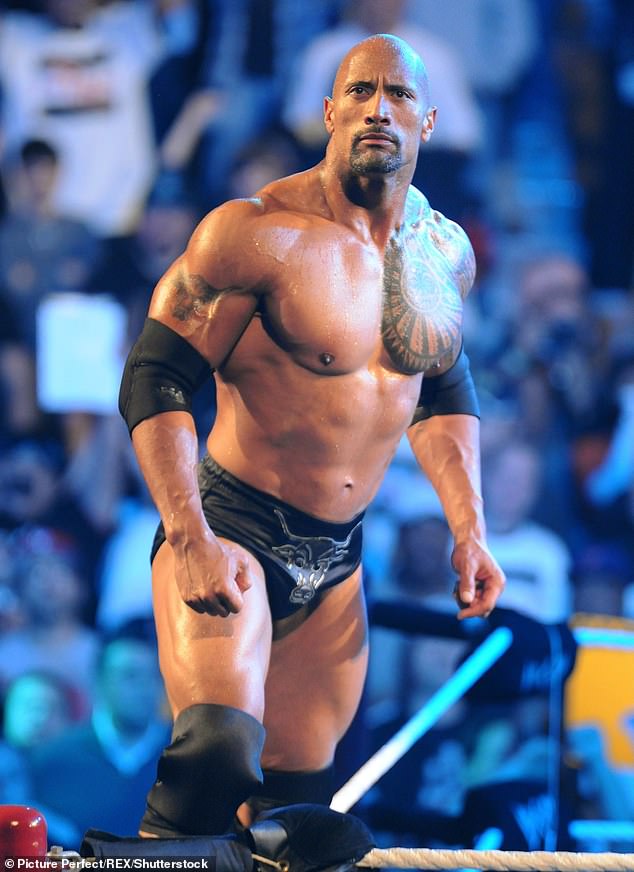 The dream came true: Twain 'The Rock' Johnson grew up watching his famous pro-wrestling father Rocky, become the first black Georgia heavyweight champion;  His life spanned from 1996 to 2004 (featured at the 25th Annual Survivor Series in 2011)