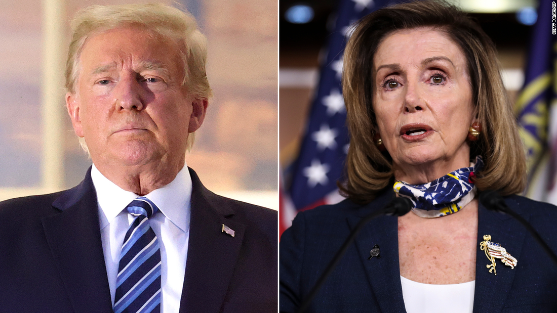 Trump’s $ 1.8 trillion stimulus plan faces opposition from Pelosi and Senate GOP