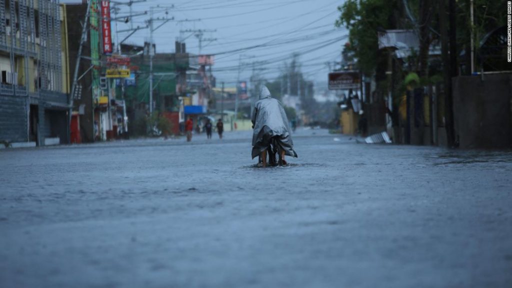 Hurricane Philippines Super Hurricane Connie causes two landslides