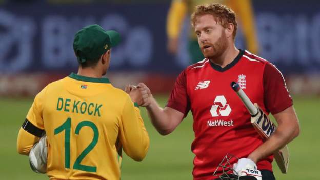South Africa and England: Johnny Barstow’s 86 not out wins by five wickets