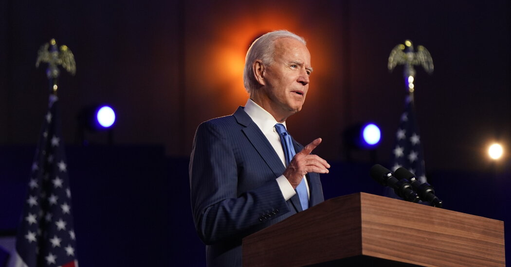 “We’re going to win this race,” Biden says as his lead grows in Pennsylvania and Georgia.