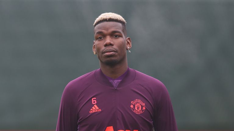 Paul Pogba has been linked with a move to Manchester United ahead of their Champions League game.  Trains with Leipzig.