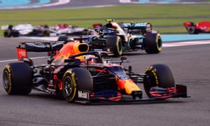 Verstappen active at the start of the race