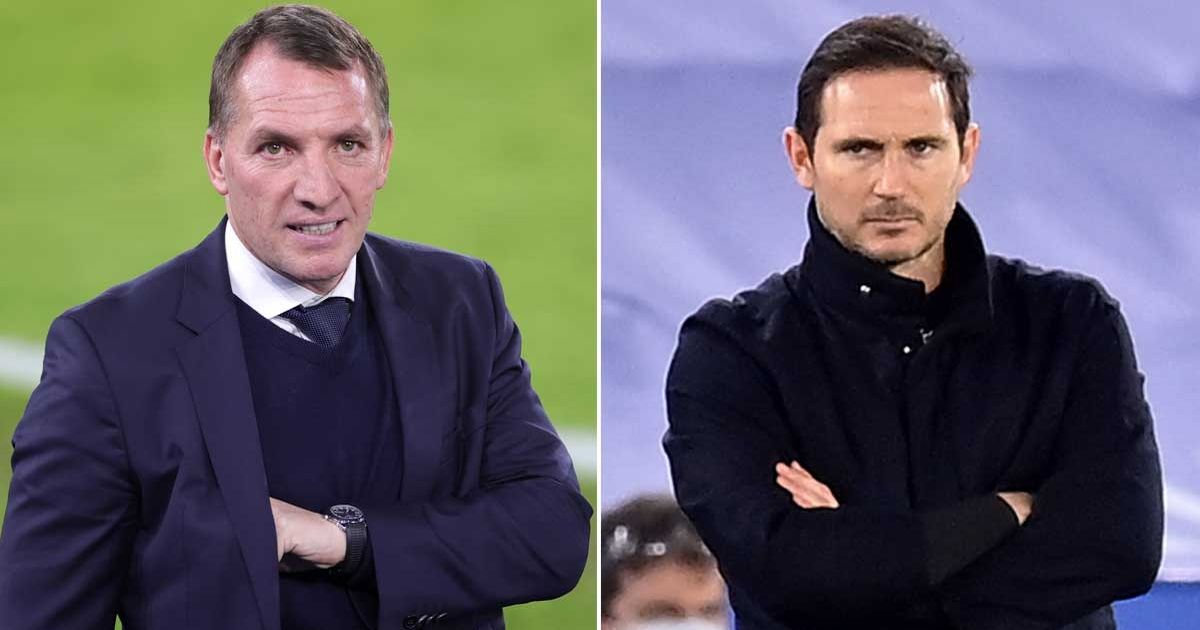 Chelsea could turn to Brendan Rodgers if Frank Lampard sacks his coach under fire