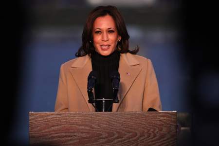 Kamala Harris, who was the first female vice president of the United States