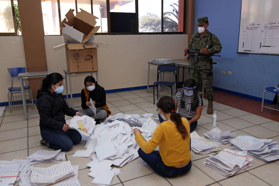 General election results in Ecuador