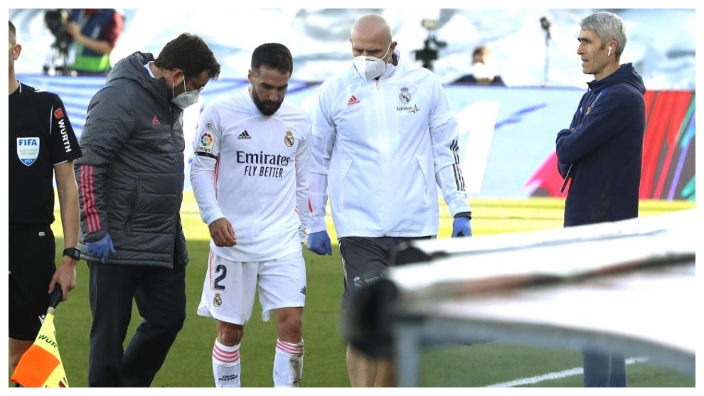 Carvajal is injured against Valencia