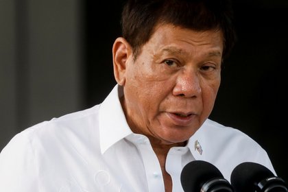 The President of the Philippines, Rodrigo Duterte.  REUTERS / Eloisa Lopez