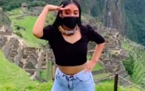 A young man tried to do a tiktok dance in Machu Picchu and was prevented by the security of the Inca city.
