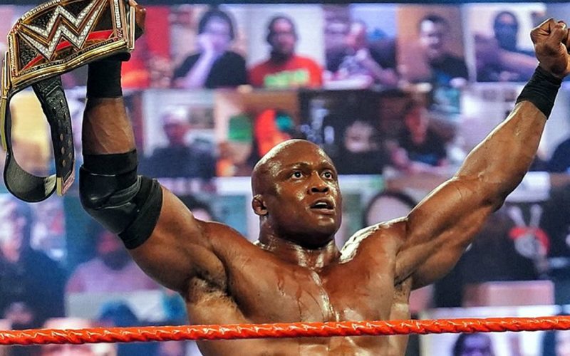 Bobby Lashley is the new WWE Champion.  The Miz ran with the title for 8 days