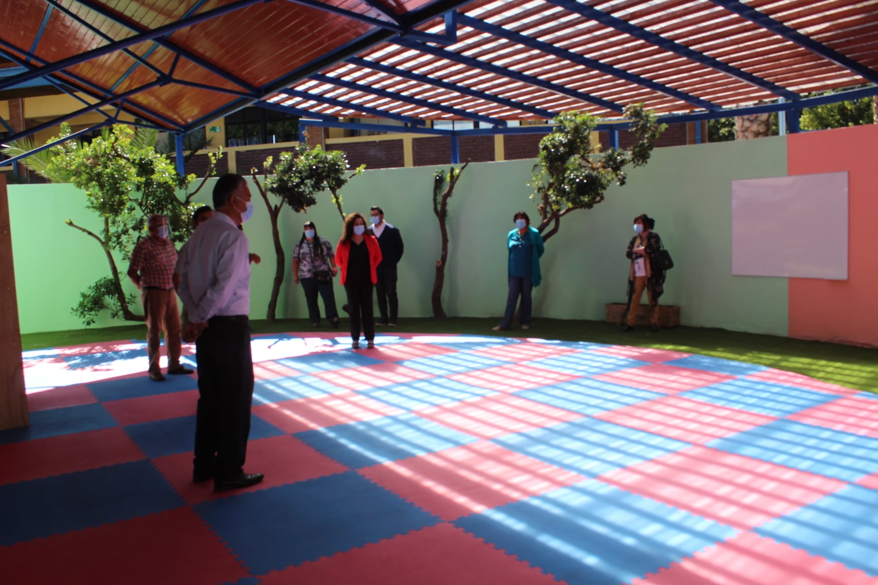 Adriana Aránguiz School students have a new and remodeled space.