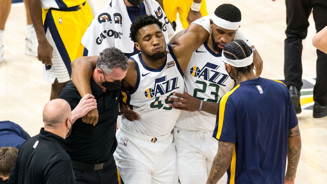 Donovan Mitchell (ankle) is back in training and is expected to play Sunday in the first playoff game for the Utah Jazz