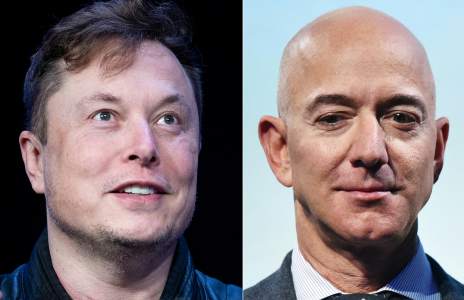 Elon Musk and Jeff Bezos are vying for the throne in a battle for space