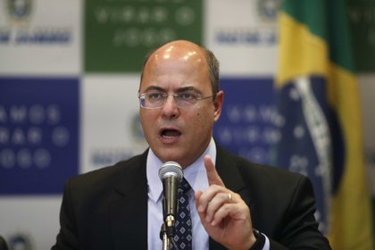 Pictured is Rio de Janeiro's dismissed Governor, Wilson Witzel.  EFE / Marcelo Say & # 227;  Q / Archive