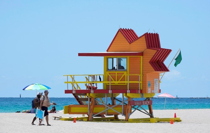 Miami Beach, one of the destinations affected by the new restrictions.  AP Photo/Wilfredo Lee