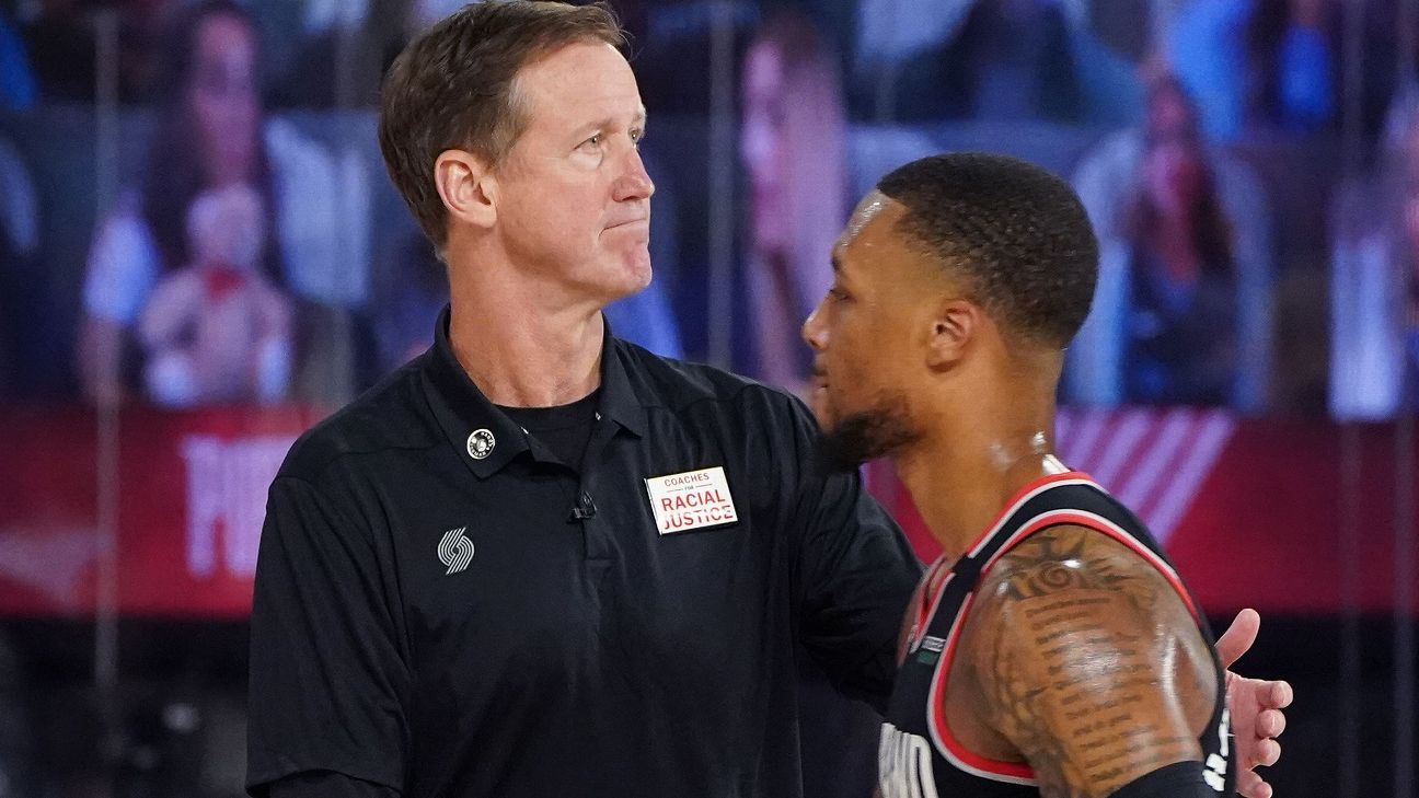 Coach Terry Stotts steps down as Blazers coach