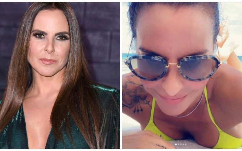 Kate del Castillo reappears in an ultra-thin beach paradise and is compared to Laura Pozo