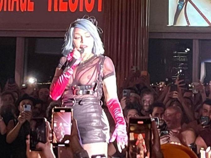 Madonna gives a surprise concert as part of NYC Pride