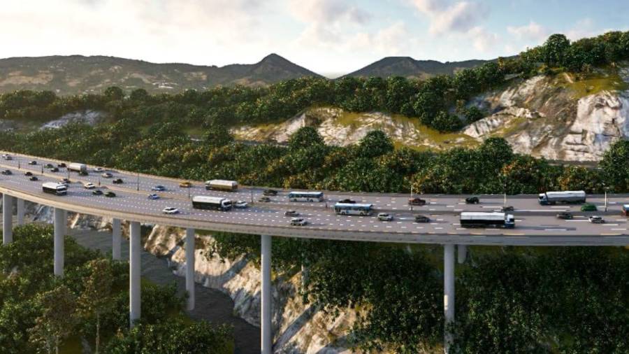 Video: This is what the “Viaducto Francisco Morazán” route in Los Chorros . will look like