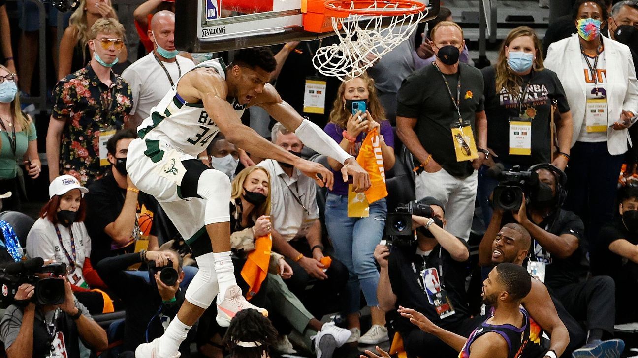 Giannis Antikonmo, monster of the 2021 finals
