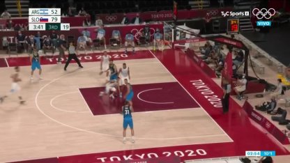 Argentina vs.  Slovenia in Olympic Basketball: I followed the event live