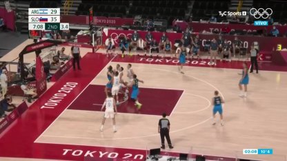 Argentina vs.  Slovenia in Olympic Basketball: I followed the event live