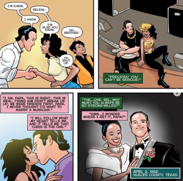 The comic book will apparently also dedicate some pages to the Queen's Tex-Mex wedding (Photo: TidalWaves Comics/Instagram)