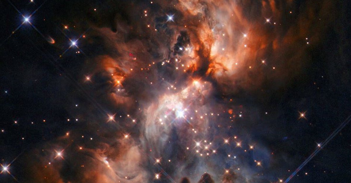 Science.-Hubble Overlooking Dusty Star Arboretum
