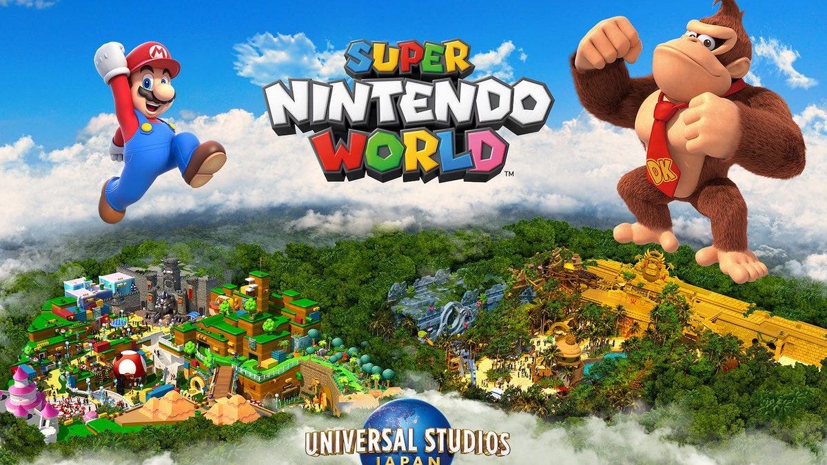 There will be a Donkey Kong area at the Nintendo theme park