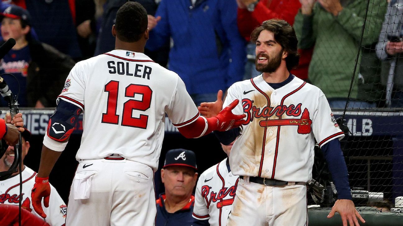 Dansby Swanson and Jorge Soler bring the Braves closer to the World Championship