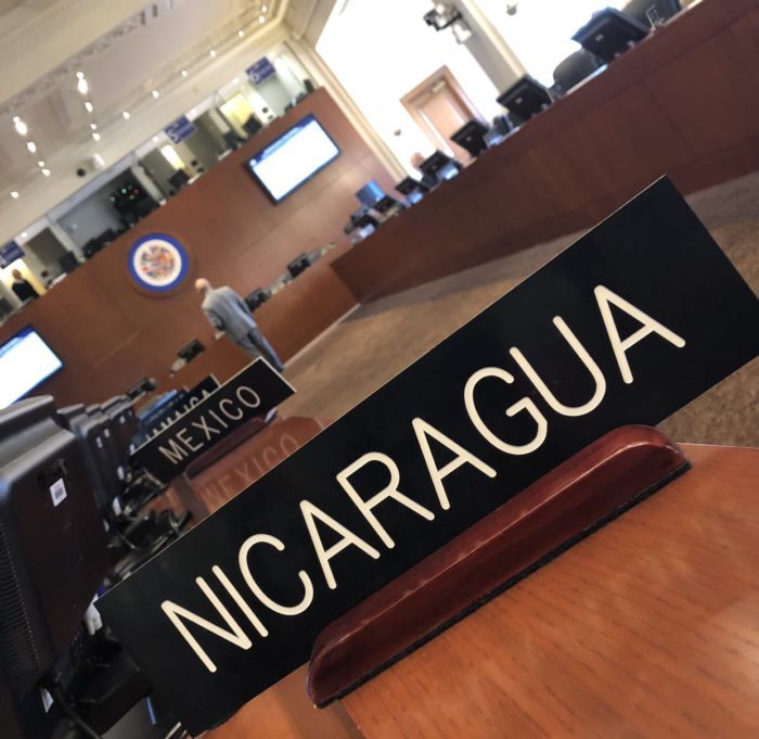 OAS approves, with 26 votes in favor, resolution calling on the Ortega regime to find an immediate solution to the crisis in Nicaragua