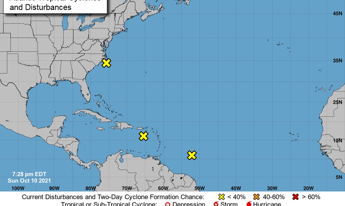 The National Hurricane Center is watching two tropical waves