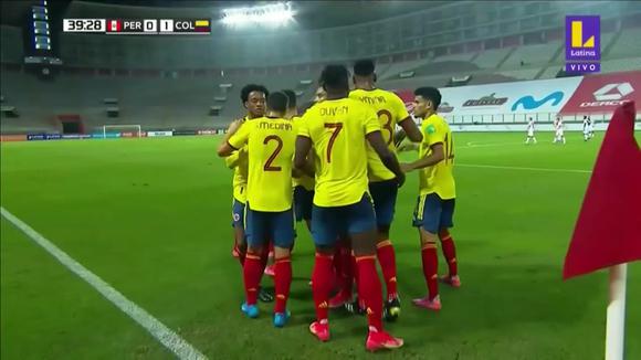 Colombia's goal against Peru |  Video