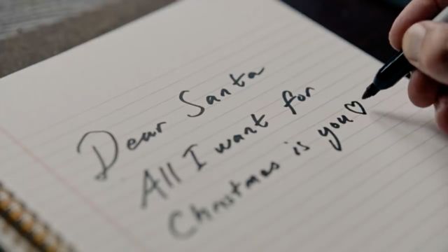 After several years of courtship, Harry wrote a letter to Santa containing the message: "What I want this Christmas is you."