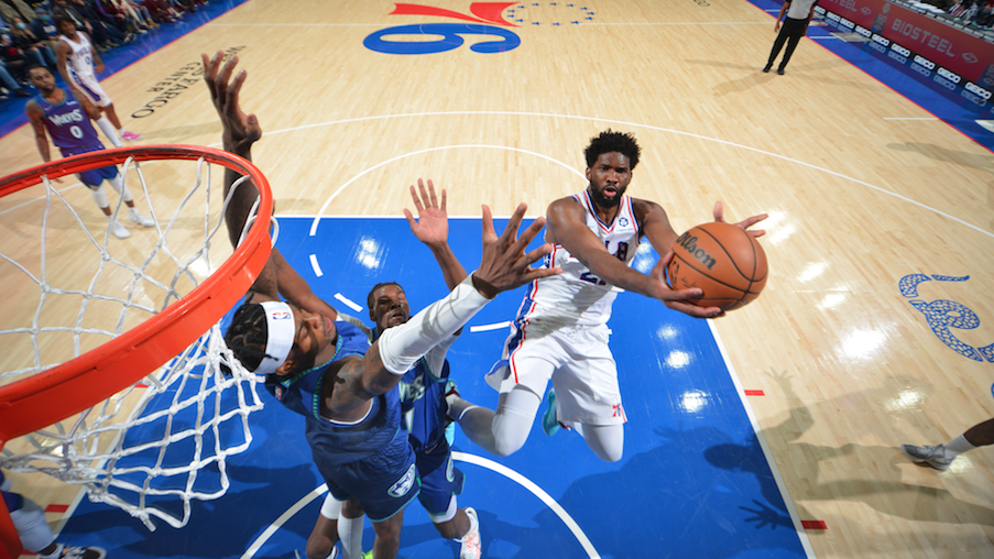 Joel Embiid reappears and scores 42 points against Timberwolves