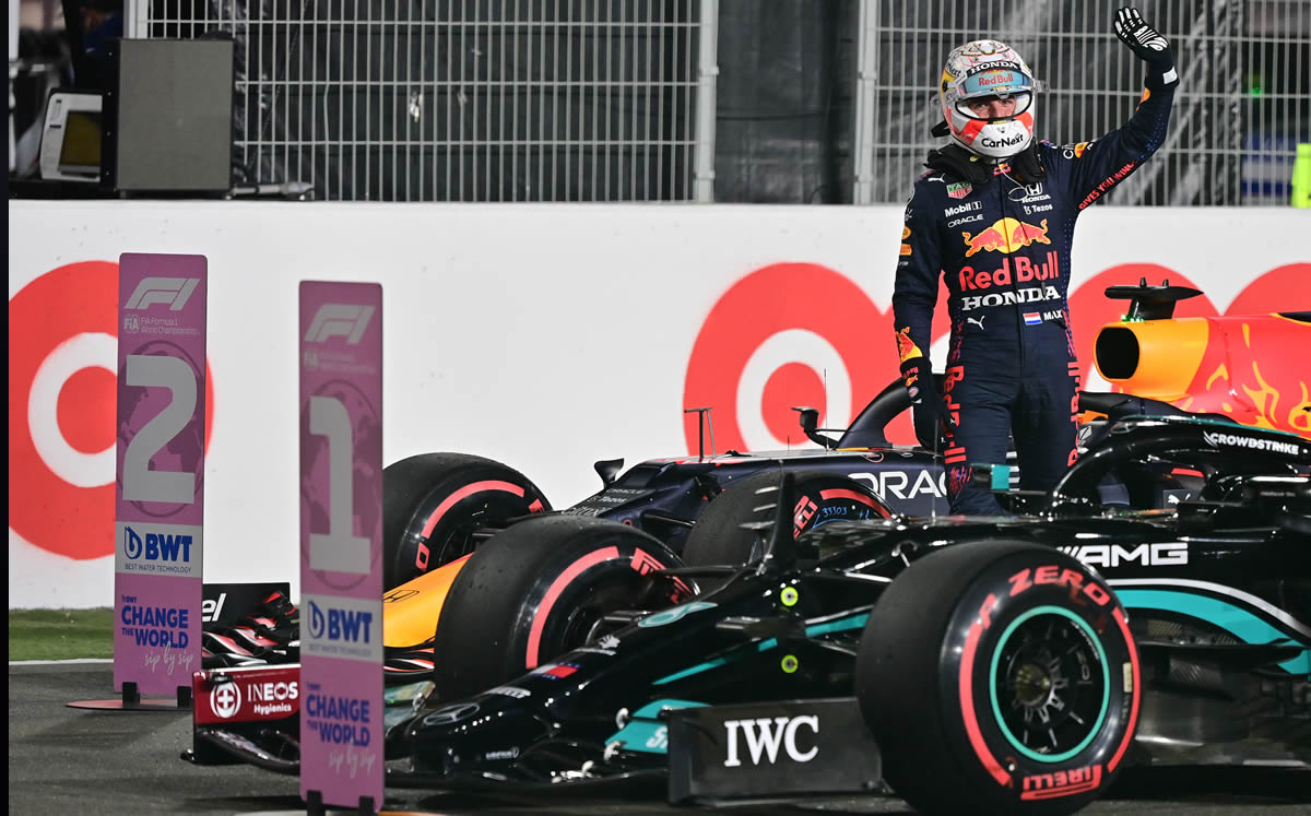 What does Max Verstappen need to be a champion in Saudi Arabia?