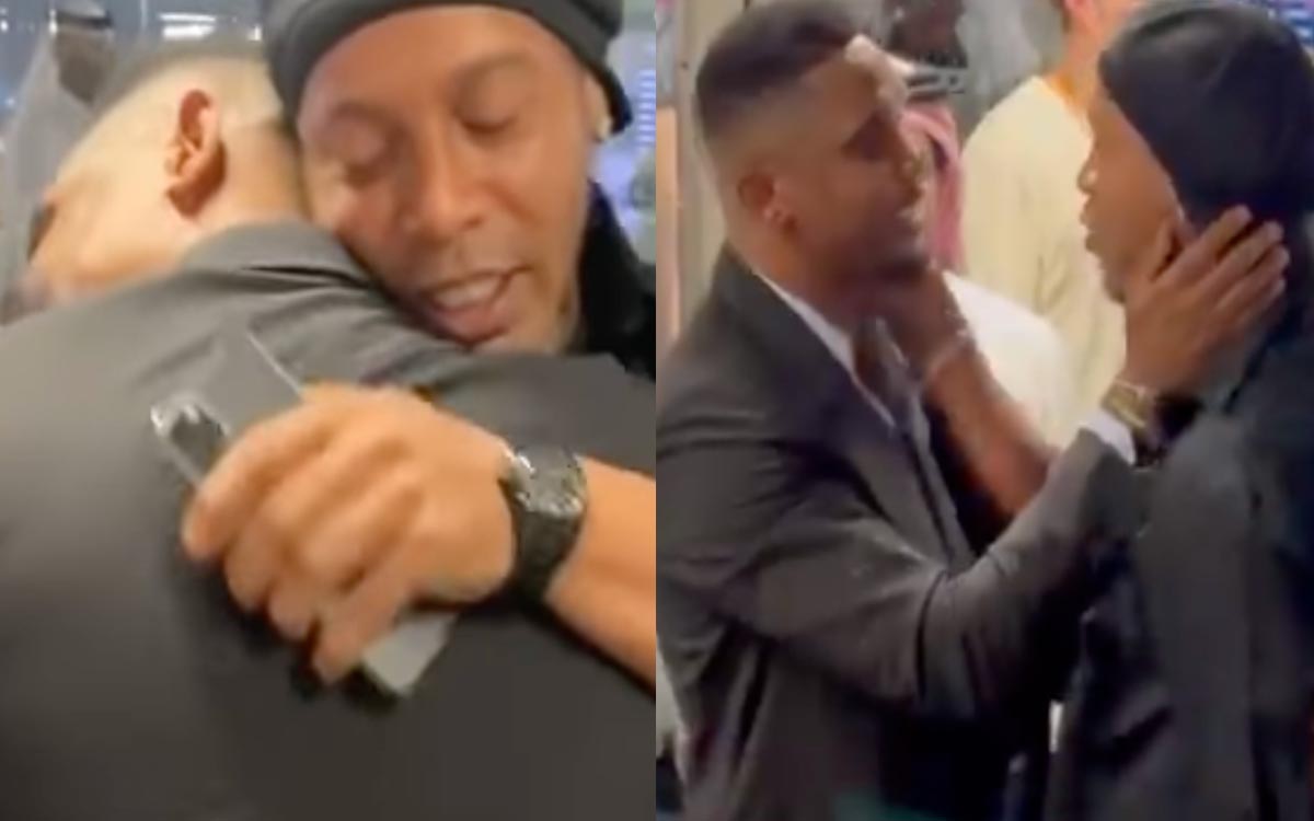‘you are old’;  The moving reunion between Ronaldinho and Eto’o |  Video