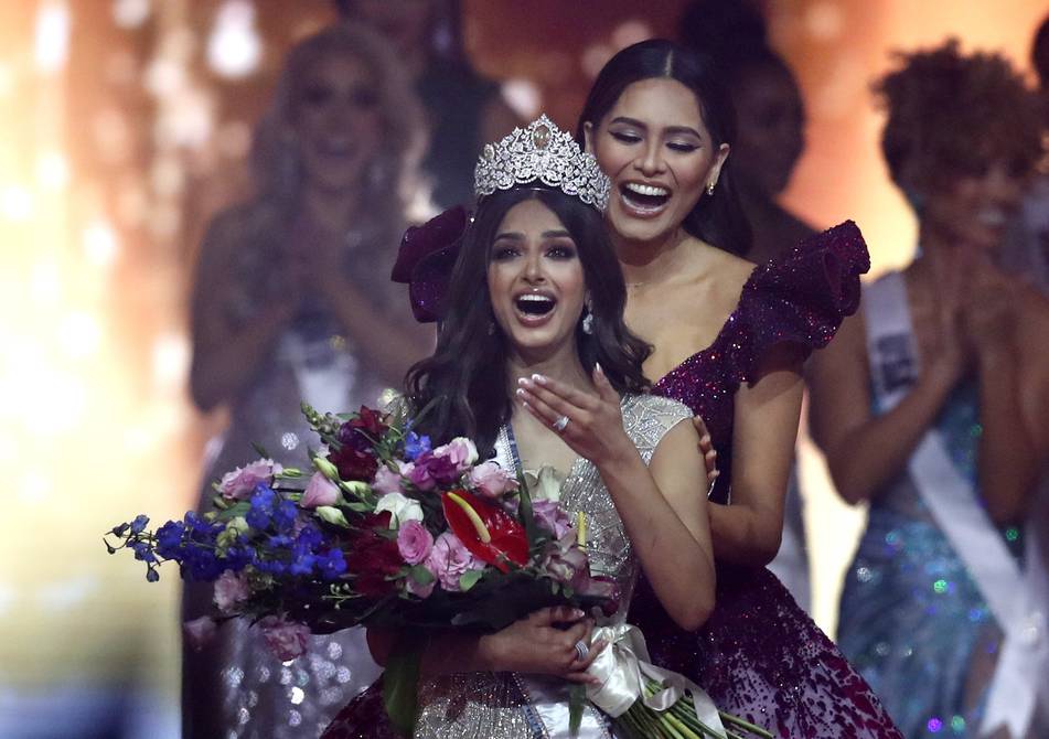 Harnas Alley from India won the Miss Universe title  Entertainment