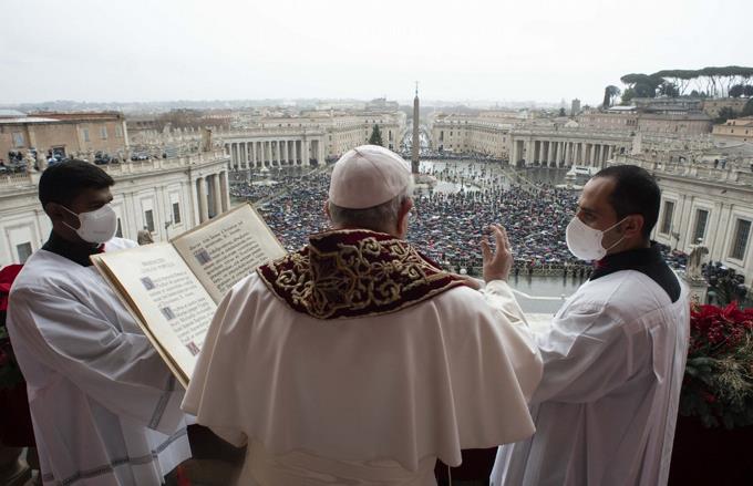 Pope calls for “dialogue” at Christmas in light of the epidemic