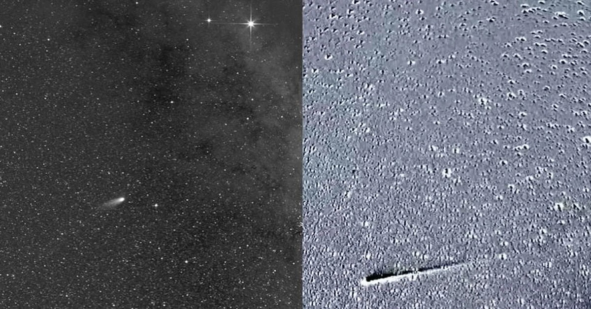 Science.  Two solar observation missions capture Comet Leonard