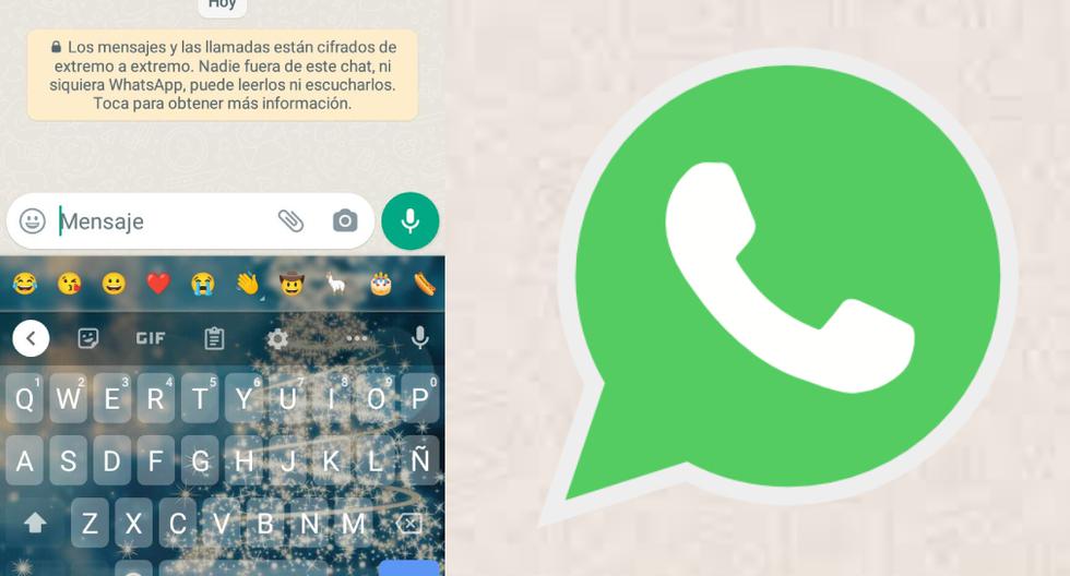 WhatsApp |  Trick to add Christmas background to apps keyboard |  Technology |  App |  Applications |  Trick |  Training |  Smartphone |  Cell Phones |  Android |  Nnda |  nnni |  Information