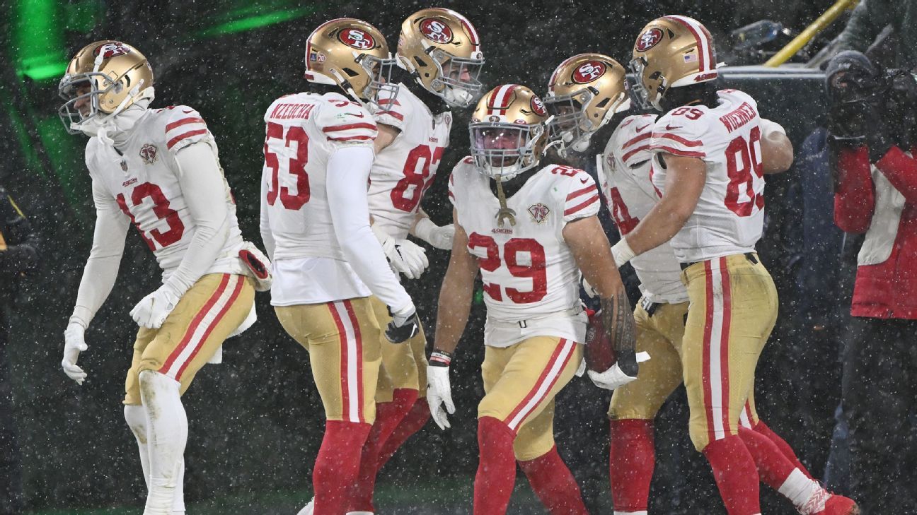 The 49ers go into the NFC final with reaction in the fourth quarter