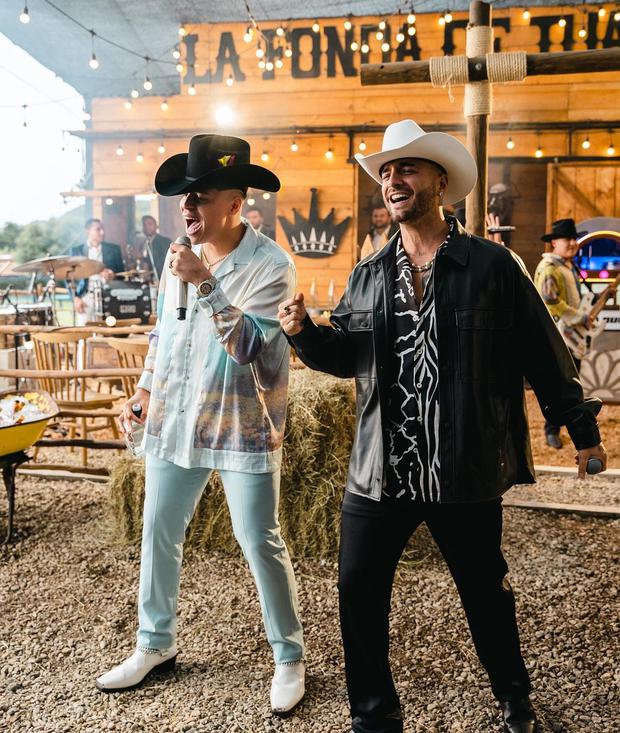Edwin Kaz and Maluma sing "Everyone", a song was released a little over a month ago with a video clip posted on various platforms.  (Photo: Edwin Kaz/Instagram).