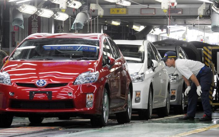 Lack of spare parts affects Toyota production in Japan