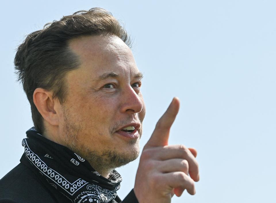 Tesla CEO Elon Musk at an event near Berl & # xed;  n.  (Image: PATRICK PLEUL/POOL/AFP via Getty Images)