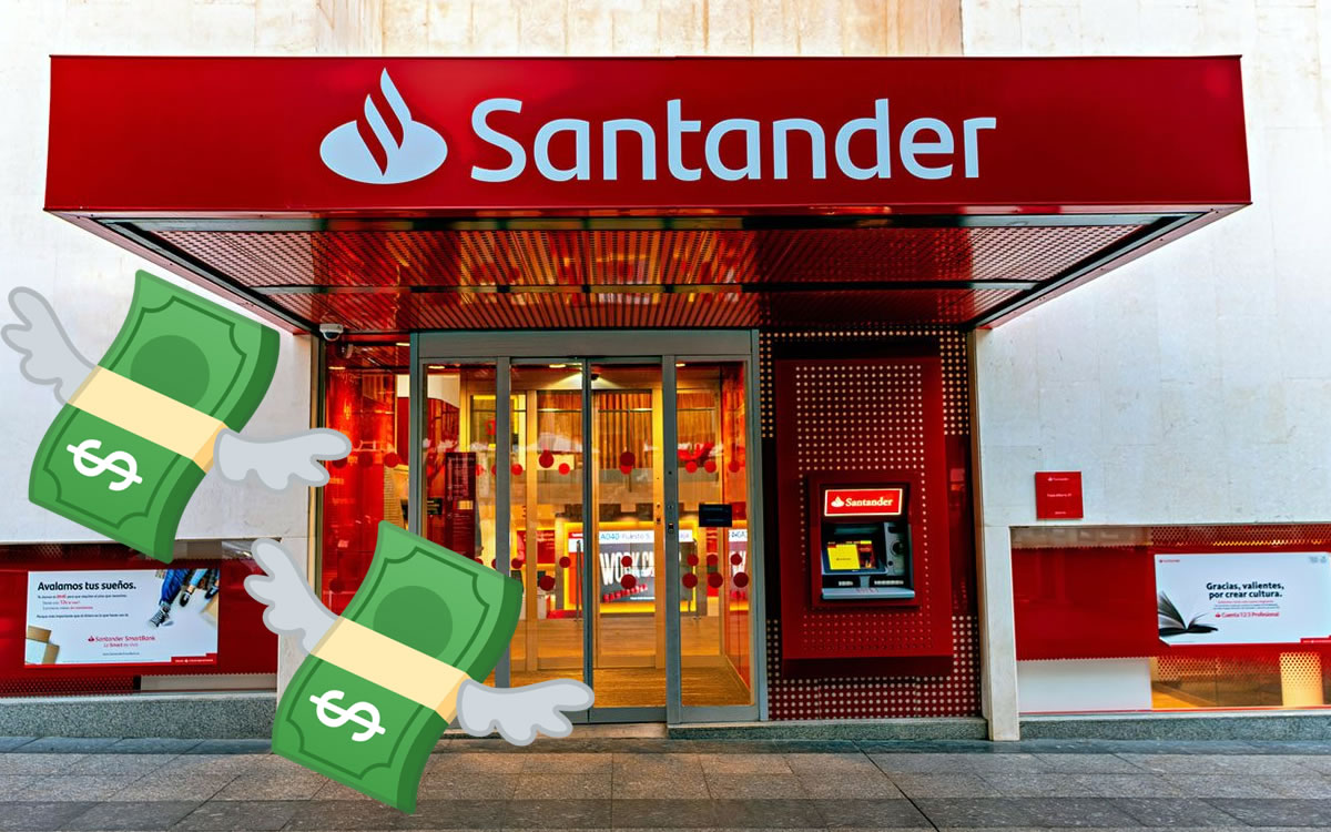 Santander deposited 3.6 billion pesos by mistake over Christmas