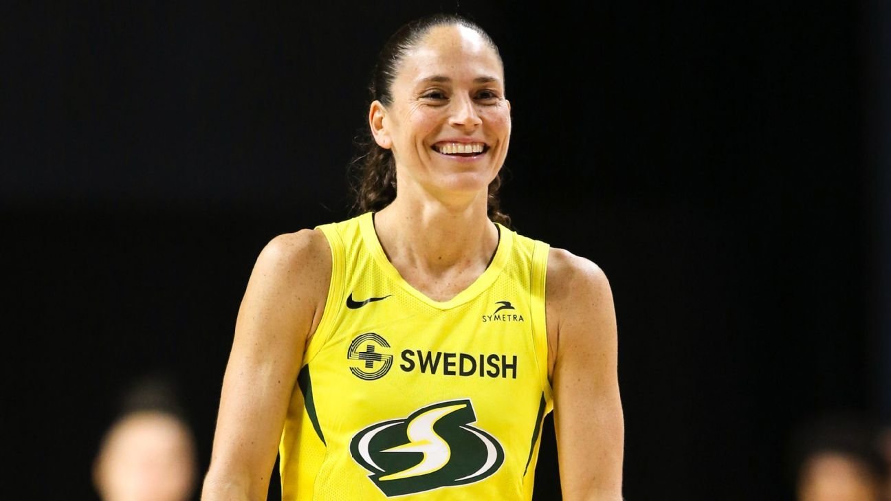 The Seattle Storm star Sue Bird returns at No. 19.  The season in the WNBA