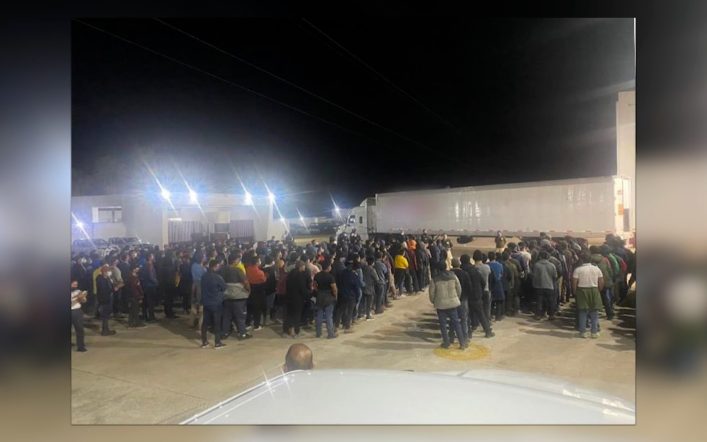 They found more than 350 migrants crammed into a truck in Mexico