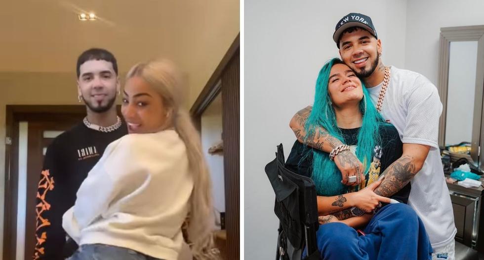 Anuel AA surprises Yailín with a Valentine’s gift and users remember that he gave the same to Karol G |  Entertainment RMMN |  from the side