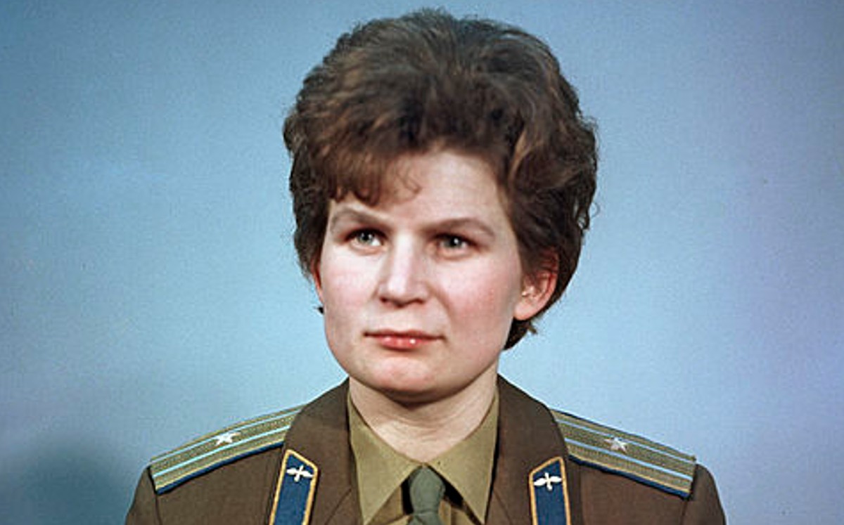 Valentina Tereshkova, the first woman to travel into space